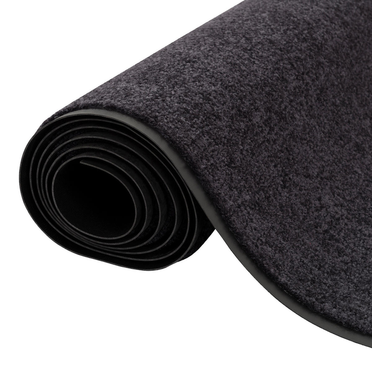 LÄUFER PROPER TEX UNI - Schwarz, Textil (90/100cm) - Snapstyle