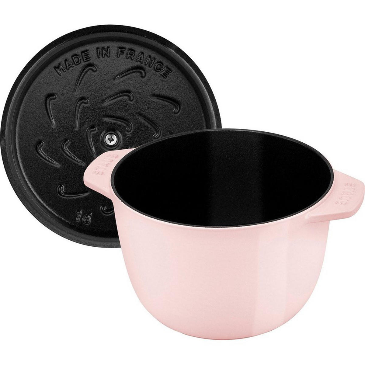 TOPF Rosa 16/16/15.5 cm NPC1030213 - Pink, Metall (16cm) - Staub