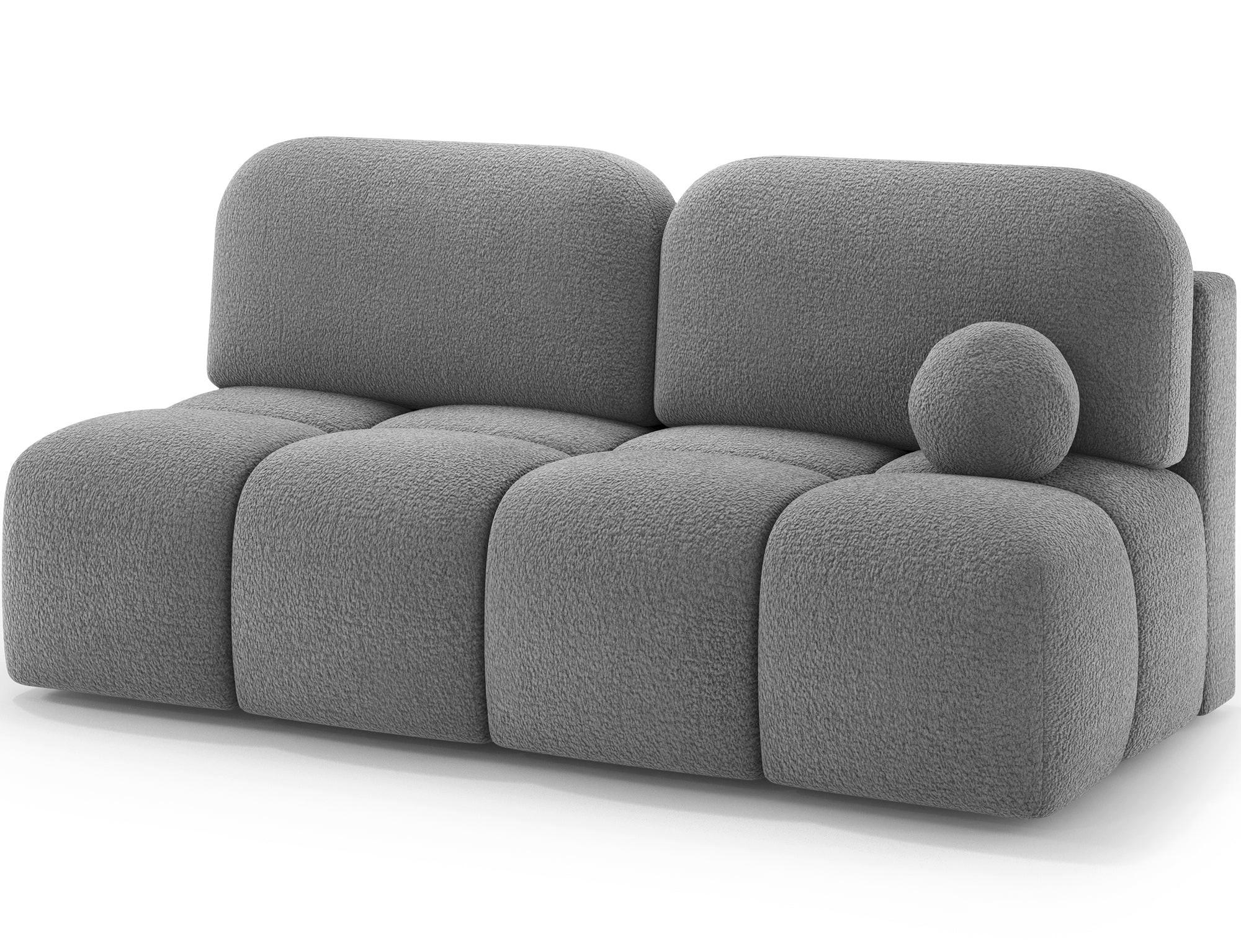 SCHLAFSOFA Nuwia mit Schlaffunktion und Bettkasten – Modernes Designsofa mit Schlafauszug und dekorativer Steppung - Grau, Kunststoff (200/102/100cm) - Wohnideebilder
