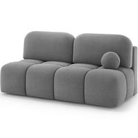 SCHLAFSOFA Nuwia mit Schlaffunktion und Bettkasten – Modernes Designsofa mit Schlafauszug und dekorativer Steppung - Grau, Kunststoff (200/102/100cm) - Wohnideebilder