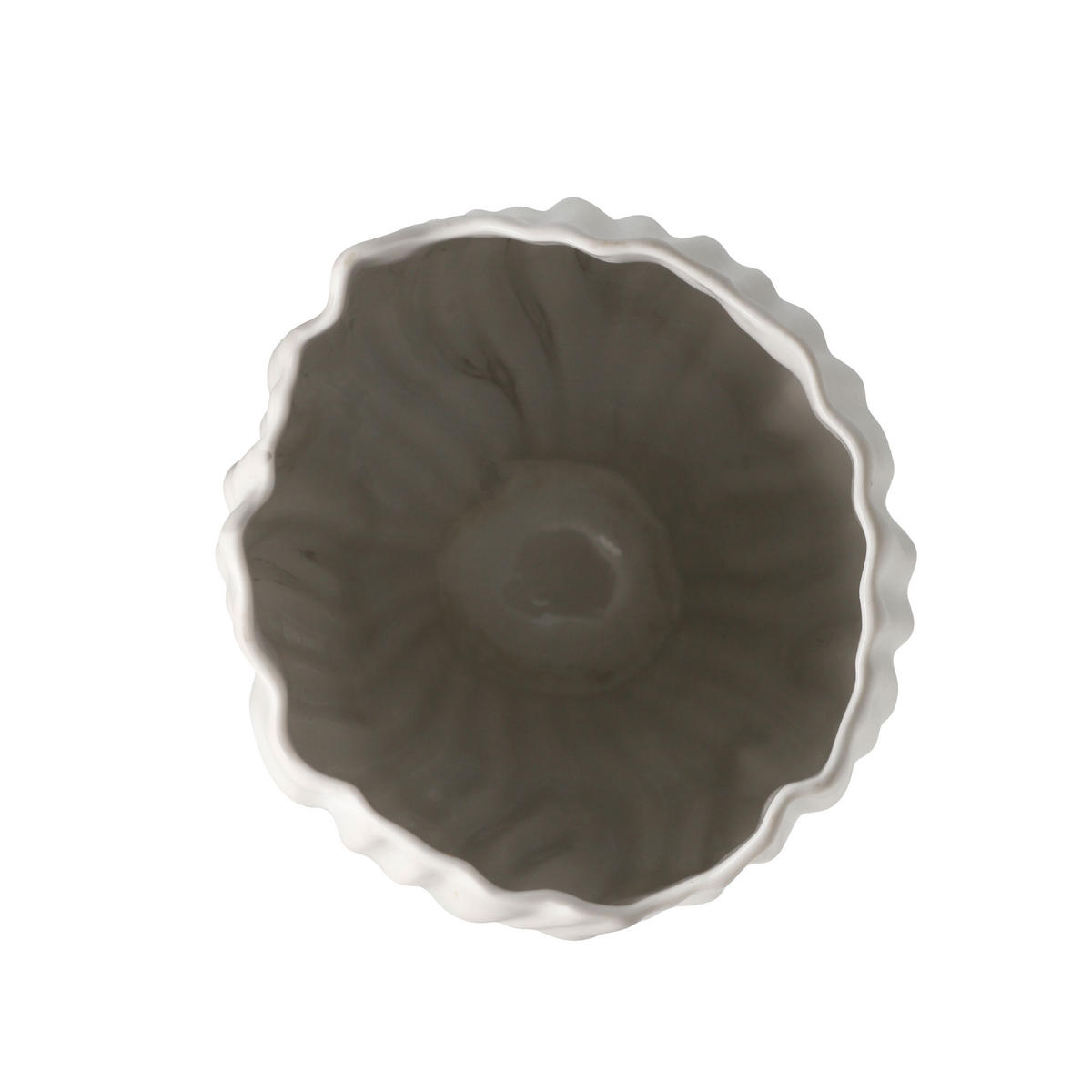 VASE Spirulina, Biskuit-Porzellan, Biskuit Weiß, 30 cm - Weiß, Keramik (30cm) - Goebel
