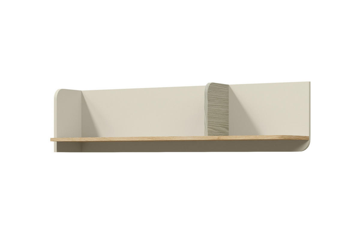 JUGENDZIMMER-SET YOGI B 7-teilig in Graubeige / Geölte Eiche / Eukalyptus - Greige/Eichefarben, Holzwerkstoff (427/185/217cm) - Deine Möbel 24