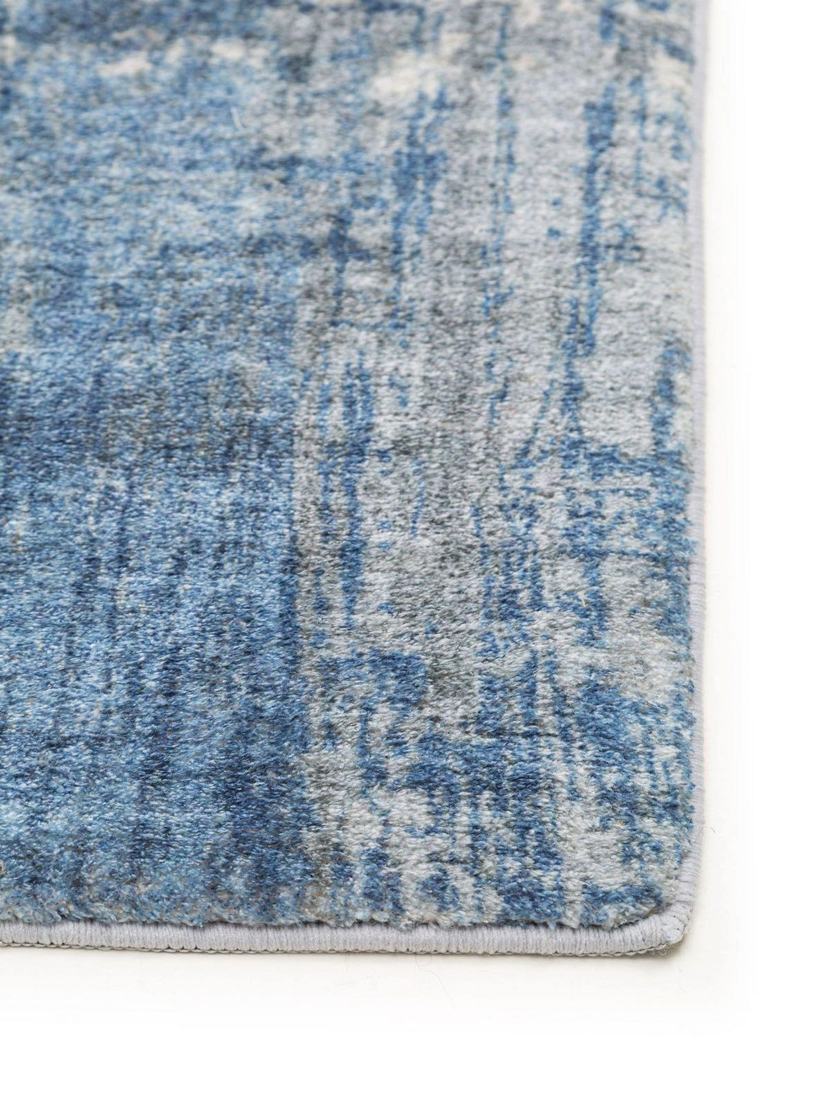 TEPPICH Mara Blau 160x230 cm - Blau, Textil (160/1cm) - KUNSTLOFT