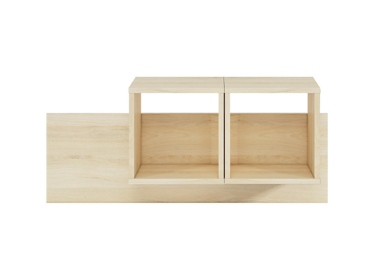 WANDREGAL Drop Fjord Buche 92 / 22 / 42cm - Braun, Holz/Holzwerkstoff (92/41/22cm) - Feldmann-Wohnen