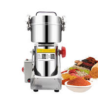 KAFFEEMÜHLE 700g Gewürze Kräuter Getreide Mahlmaschine - Silberfarben, Metall (13.5/37/15.5cm) - Bextcok