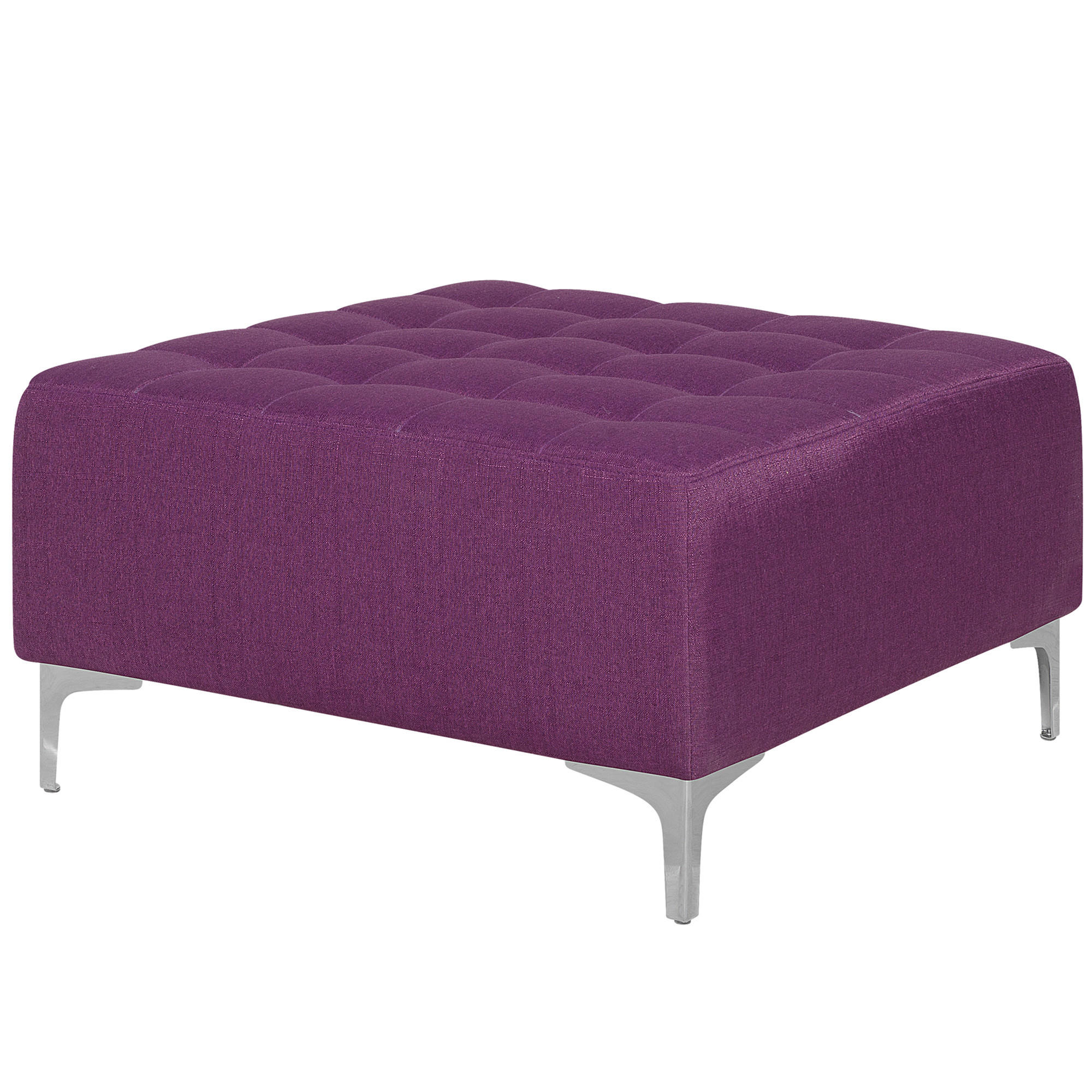 OTTOMANE Stoff Violett Aberdeen - Lila, Textil (80/41/80cm) - Beliani
