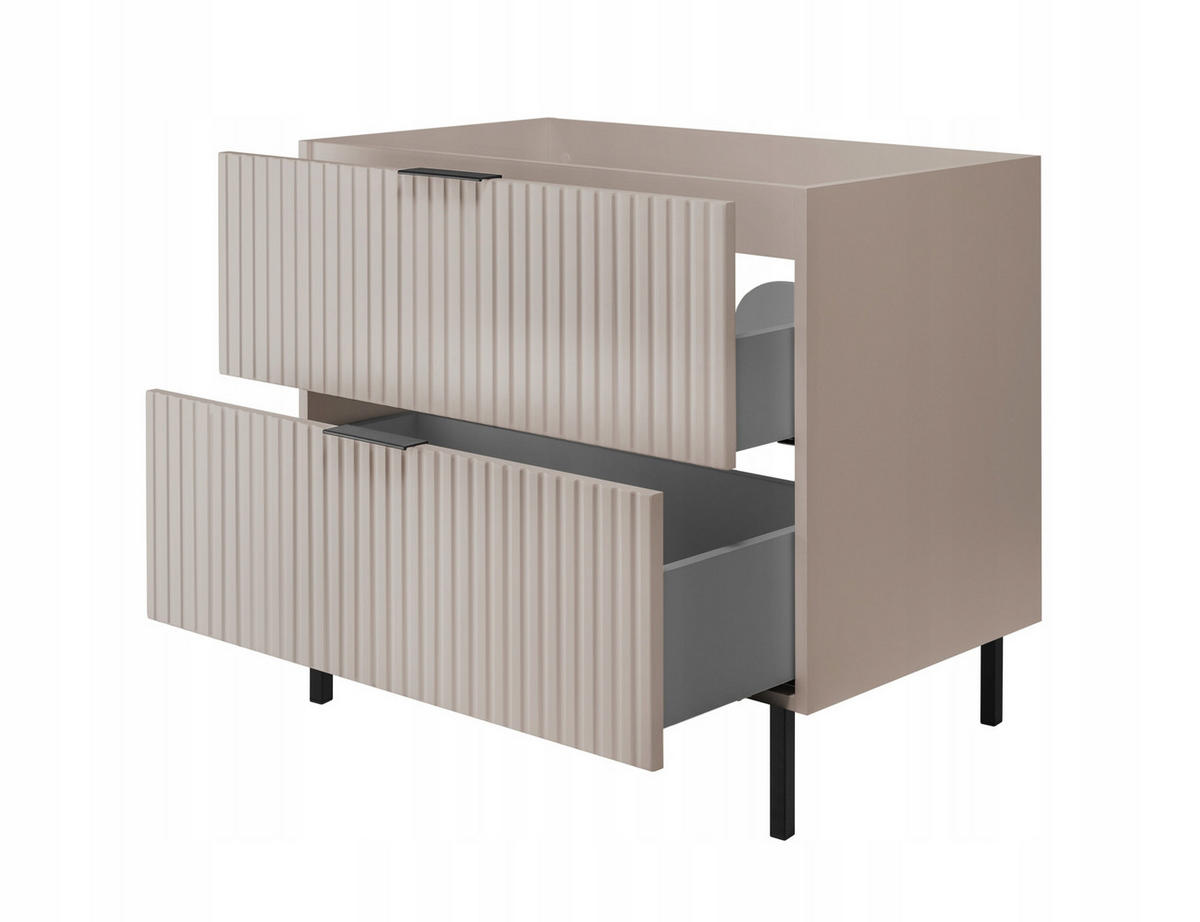 WASCHBECKUNTERSCHRANK FLOW Eiche Craft 80/57/46 cm - Eichefarben, Holzwerkstoff (80/57/46cm) - Rodan