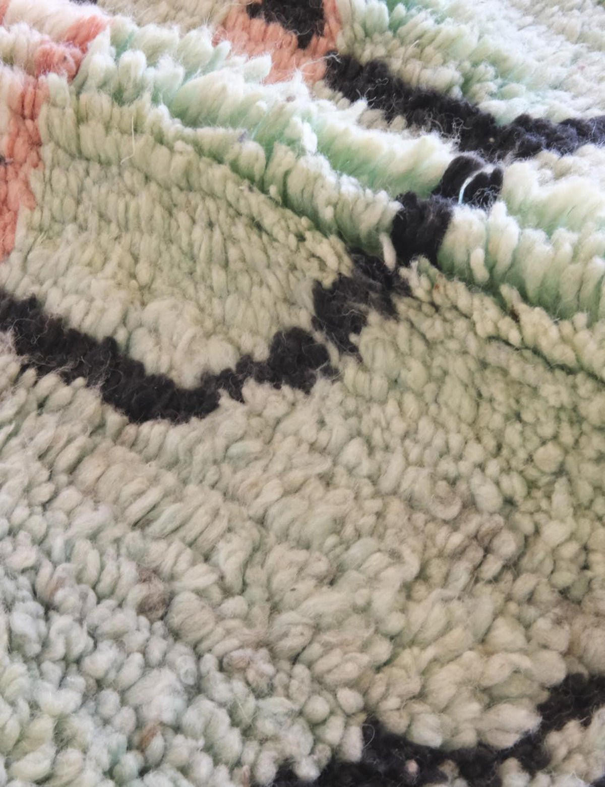 BERBERTEPPICH aus reiner Wolle 81x 294 cm - Grün, Naturmaterialien (81/294cm) - AFK Living