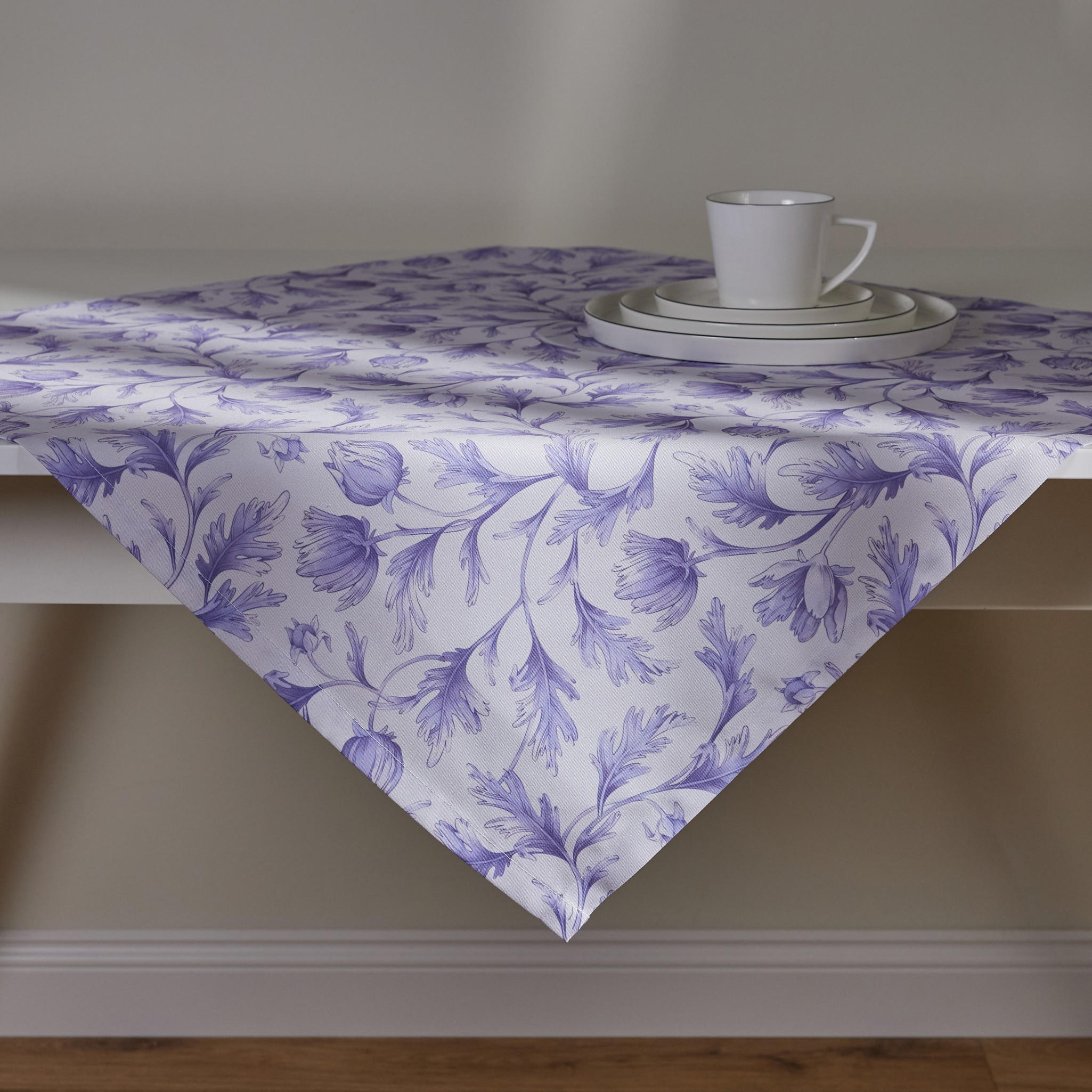 TISCHDECKE Amantello - Violett, Textil (80/80/1cm) - home&you