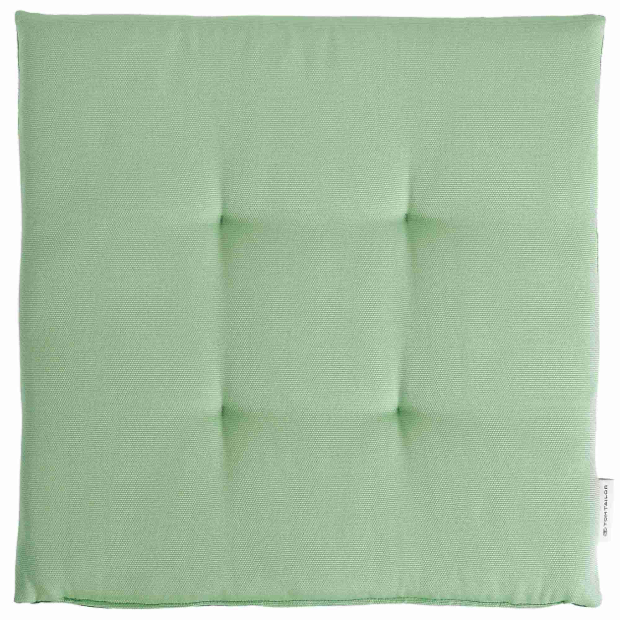 SITZKISSEN DOVE CHAIRPAD - Grün, Textil (40/40/2cm) - Tom Tailor