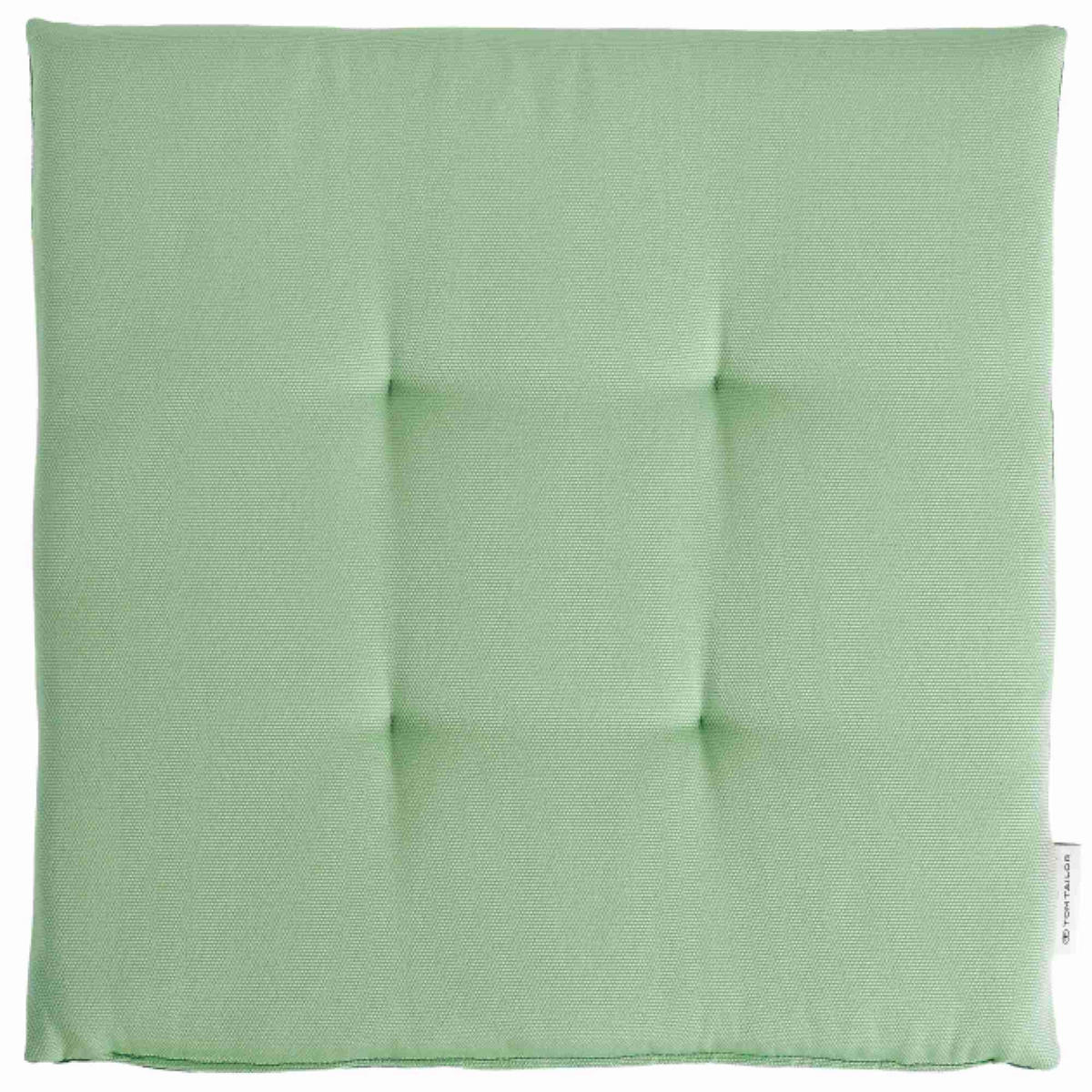 SITZKISSEN DOVE CHAIRPAD - Grün, Textil (40/40/2cm) - Tom Tailor