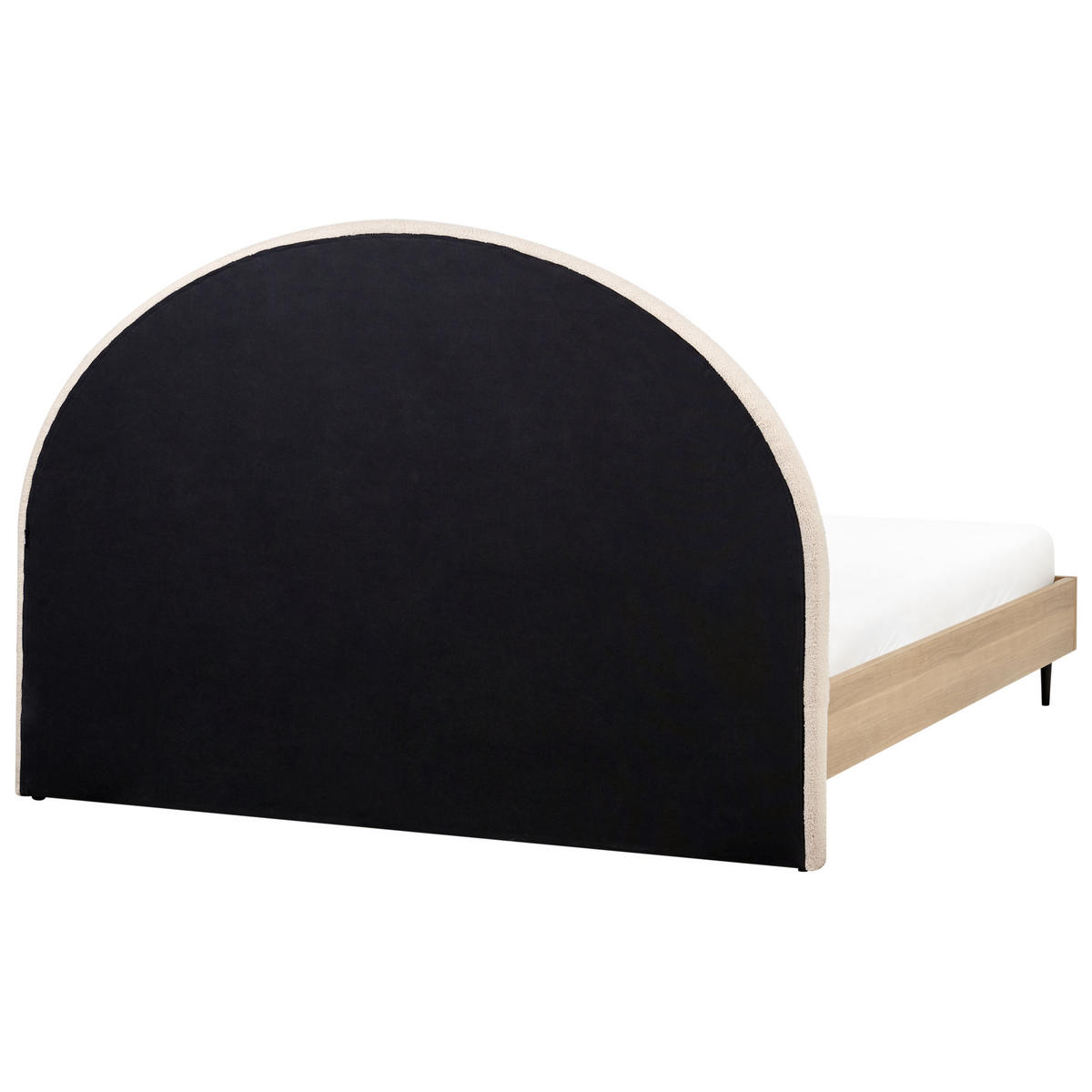 BETT mit Lattenrost 180x200 cm Beige Millay - Beige, Textil (180/200cm) - Beliani