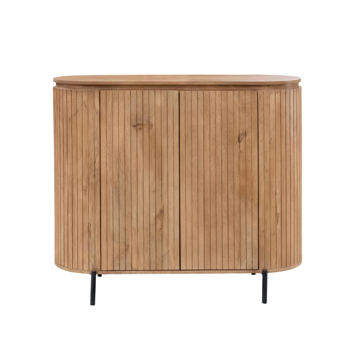 KOMMODE Helena Mangoholz Natur Natur - Naturfarben, Holz (115/100/45cm) - Villa Möbel