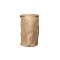 STOCK Regentonne 400 L, light - Braun, Kunststoff (72/119/72cm) - GARANTIA