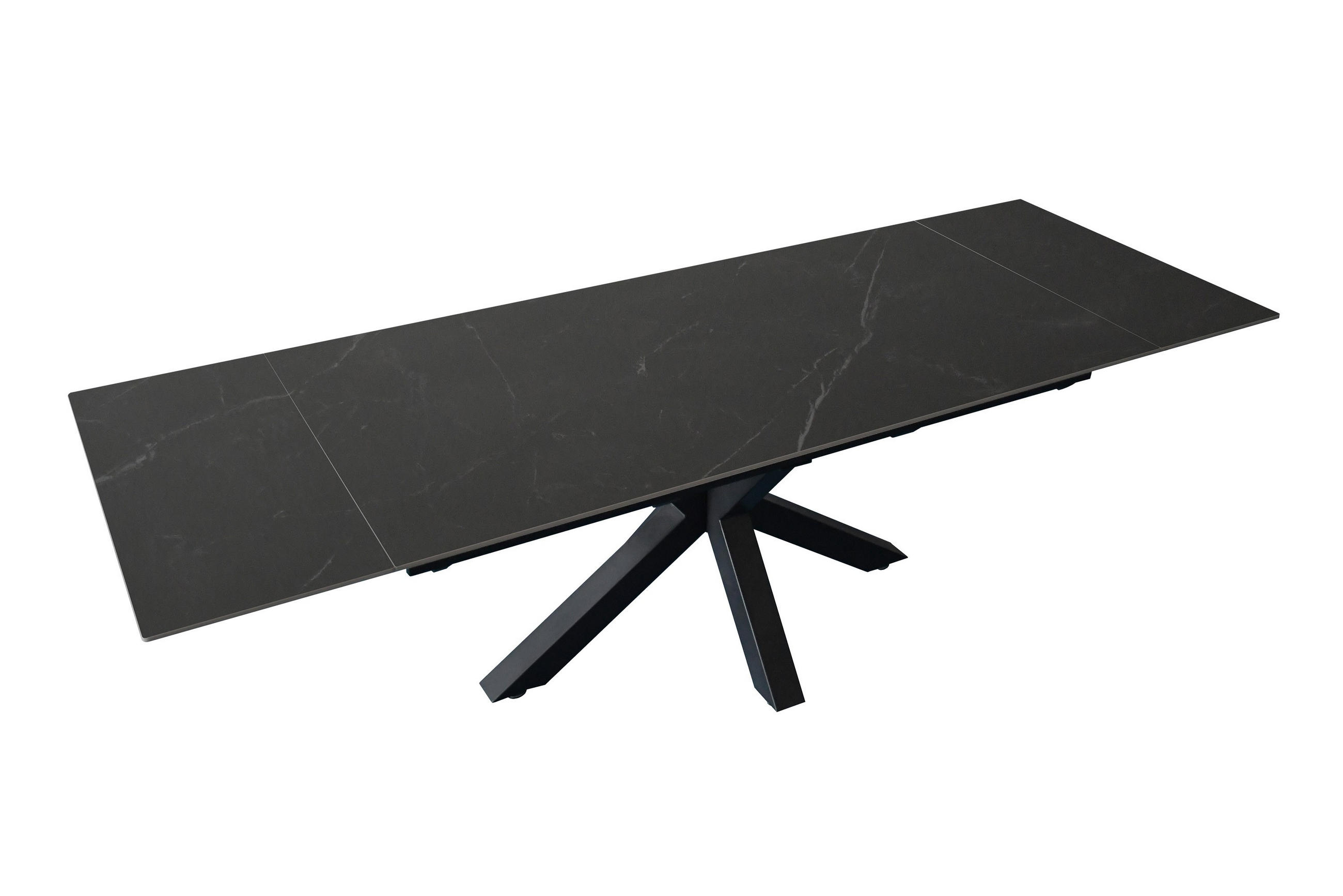 ESSTISCH MIMO - Schwarz, Keramik (90/180/76cm) - SAM