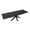 ESSTISCH MIMO - Schwarz, Keramik (90/180/76cm) - SAM