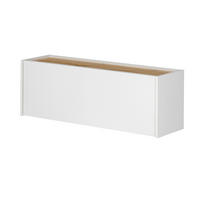 HÄNGESCHRANK Crisp-61 - Weiß, Holzwerkstoff (100/35/30cm) - Lomado