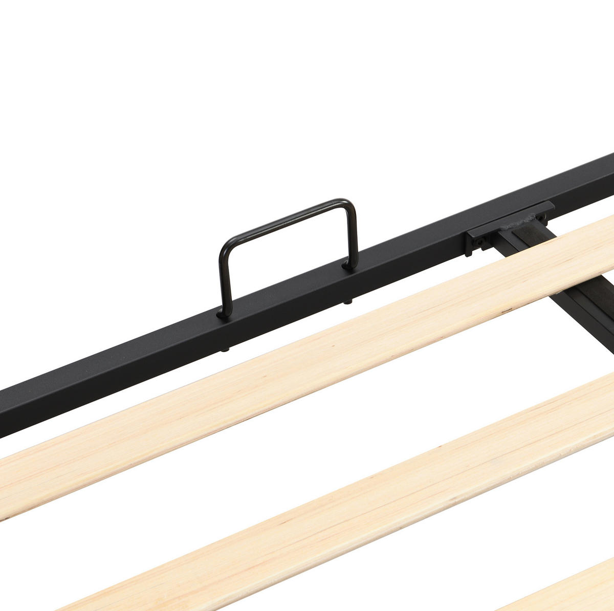 POLSTERBETT mit Lattenrost 160x200 cm Samt Grau - Grau, Metall (160/200cm) - Meubliv