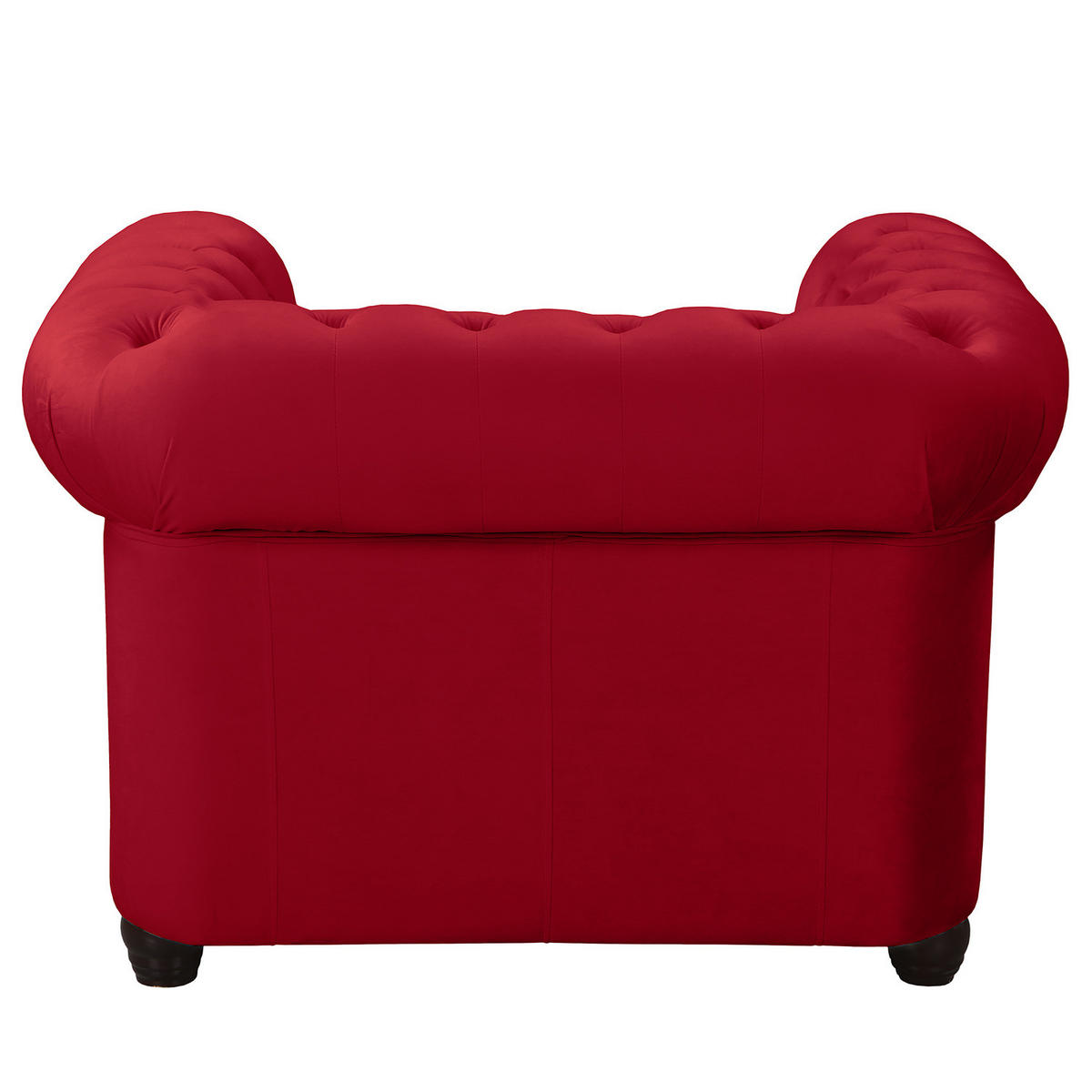 SESSEL - Buchefarben/Rot, Holz/Buchenholz (104/72/86cm) - home24