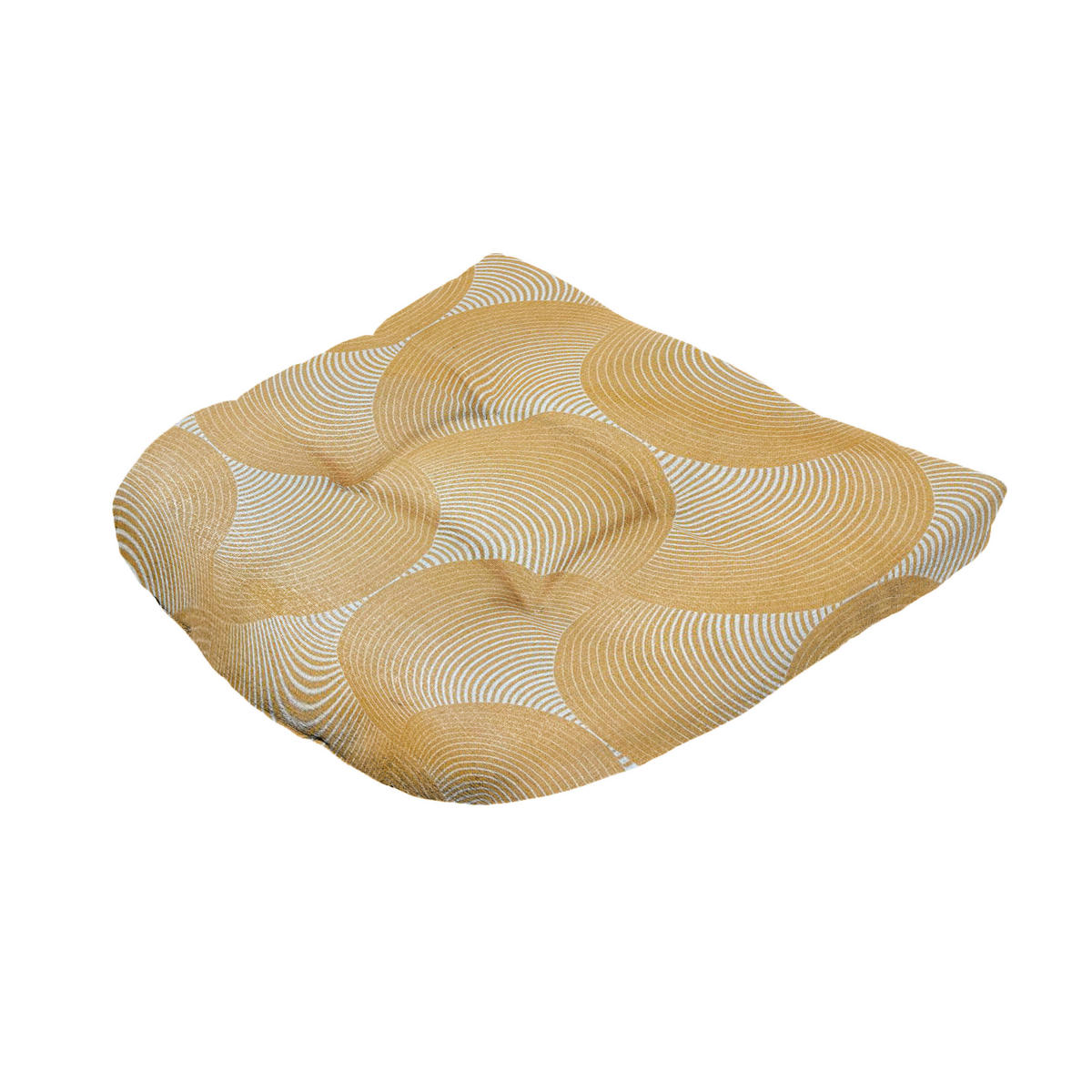 SITZKISSEN Napels - Gelb - 46/46/6 cm - 4er-Set - Gelb, Textil (46/6/46cm) - Madison