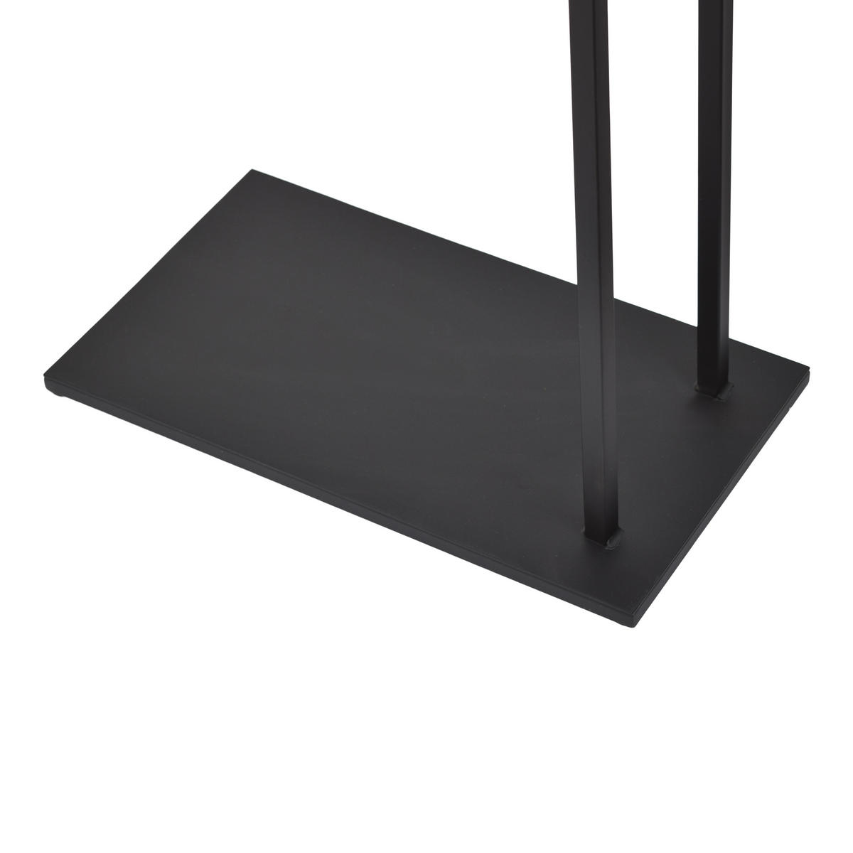 HANDTUCHSTÄNDER Yin Schwarz - Schwarz, Metall (43/85/24cm) - LOFT42