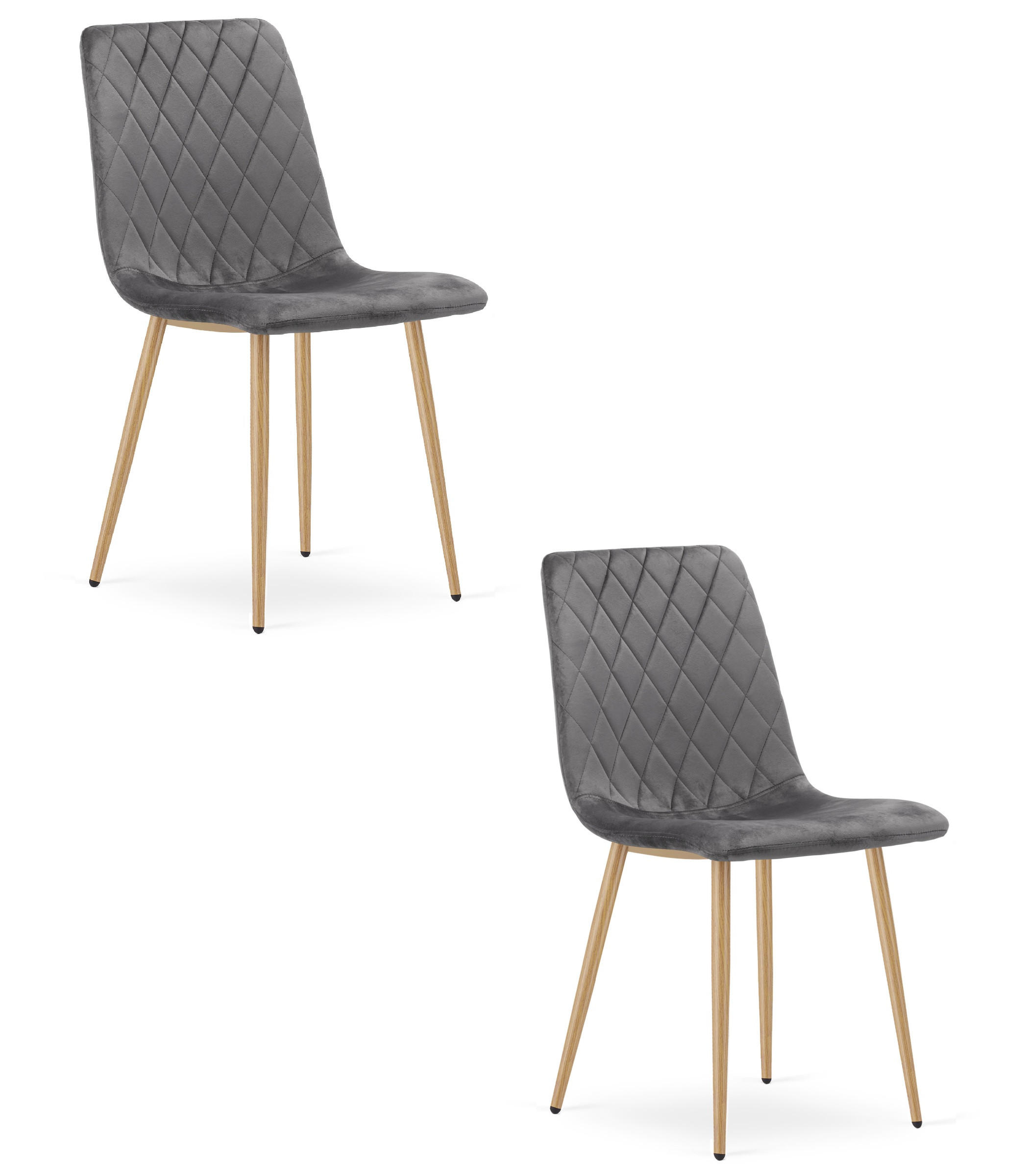 Valora Esszimmerstuhl Dunkelgrau 44.5x88.5x53 cm