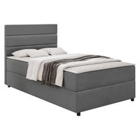 BOXBETT Elen - H3 - Schwarz/Grau, Holz/Holzwerkstoff (90/200cm) - MIRJAN24