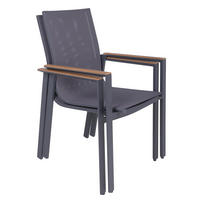 GARTENSTUHL 2er Set Joel Stapelstuhl - Braun, Kunststoff (56/90/60cm) - DELUKE