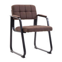 ARMLEHNENSTUHL Stoff braun - Braun, Textil/Metall (59/84/58cm) - CLP