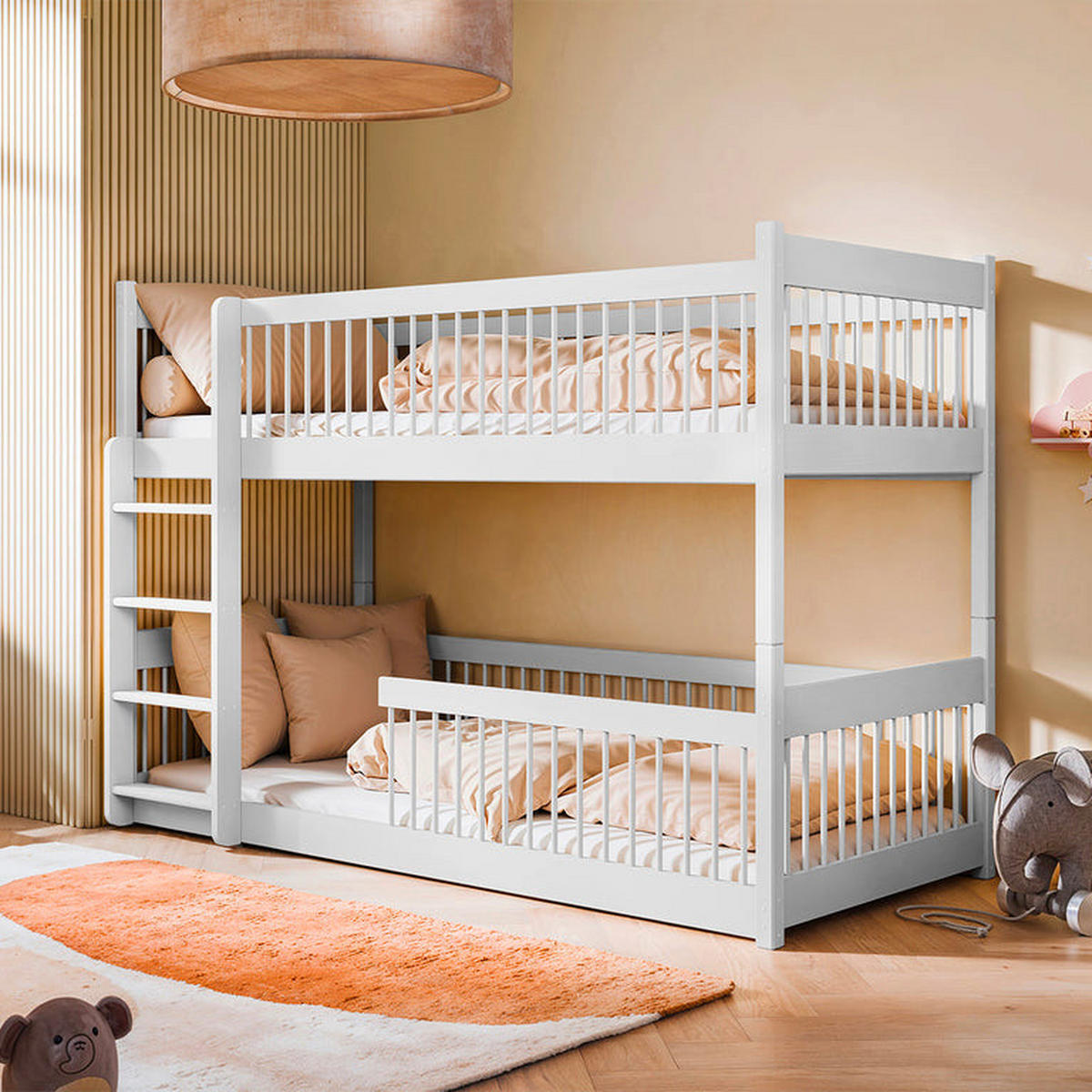 BETT 90/200 Marion Weiß - Weiß, Holz (90/200cm) - Petits-meubles