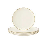 FRÜHSTÜCKSTELLER Savona Fine Diamond creme ø 22,6 cm 6er Set - Creme, Keramik (22.6cm) - Seltmann Weiden