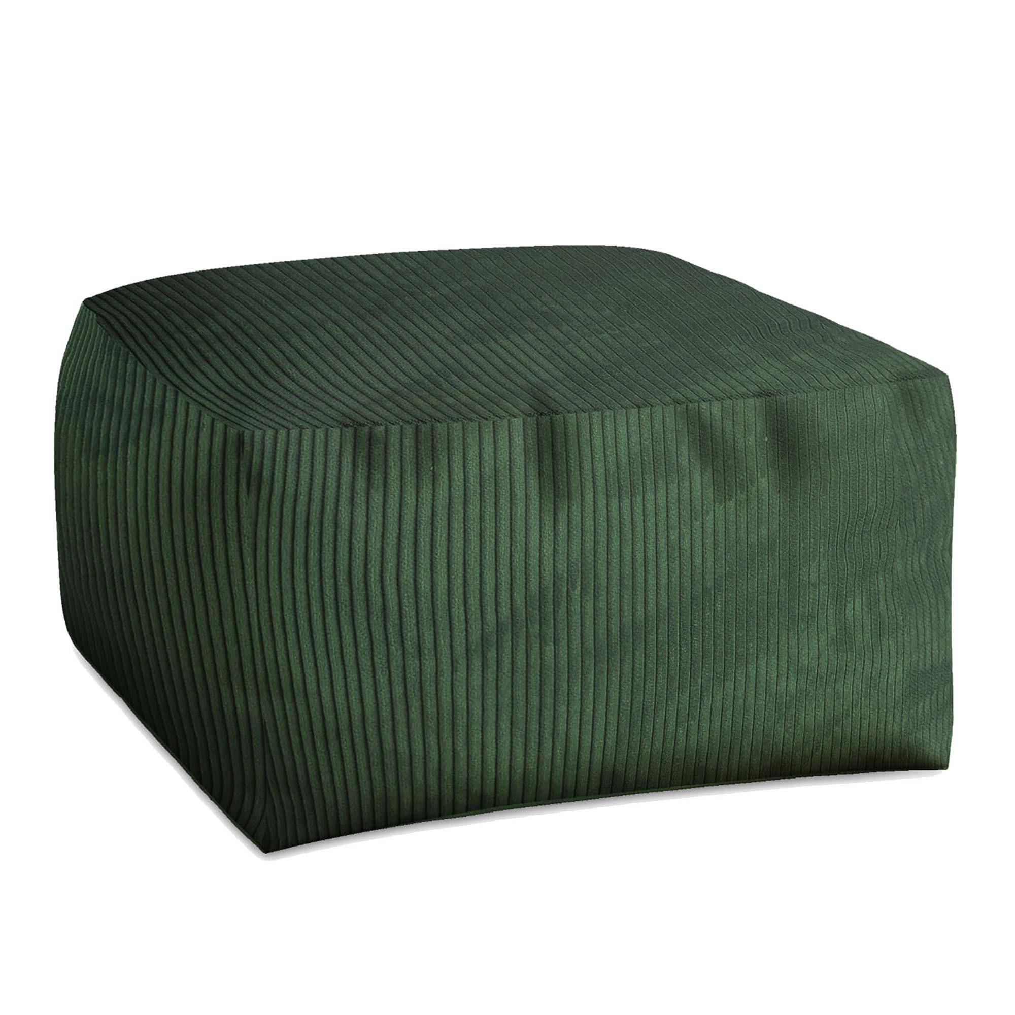 Dreamroots Sitzsack Dunkelgrün, Grün 70x40x70 cm