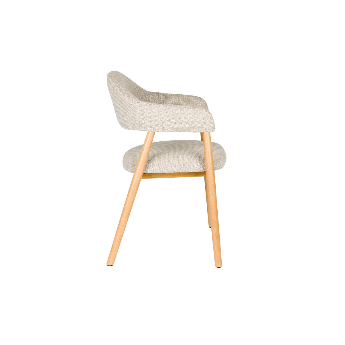 ESSZIMMERSTUHL Indy Hellbraun/ Beige - 2 er Set - Beige, Kunststoff (56/81/54cm) - Housecraft Living