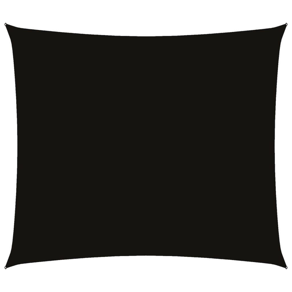 SONNENSEGEL Oxford-Gewebe Rechteckig 2x2,5 m Schwarz - Schwarz, Textil (250/200cm) - furnicato