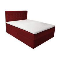 BOXBETT S Deluxe mit 7 Zonen Taschenfedermatratze 4 Größen 10 Farben - Rot, Holz/Holzwerkstoff (200/200cm) - Best For Home