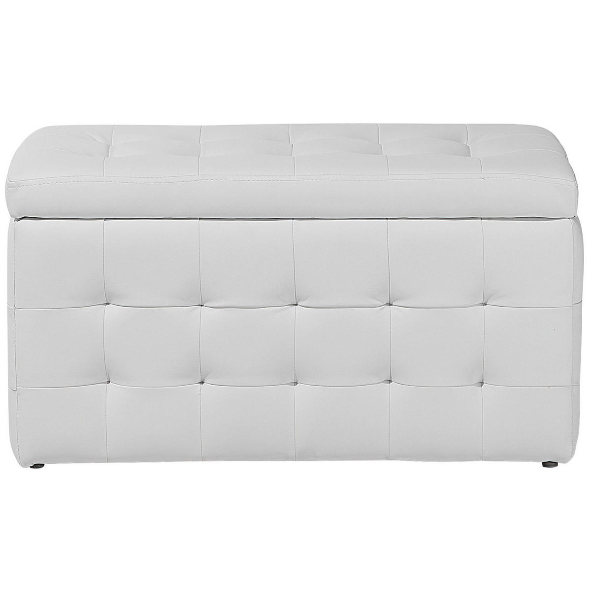 TRUHENBANK Michigan 42/72/40 cm - Weiß, Kunststoff (72/40/42cm) - Beliani