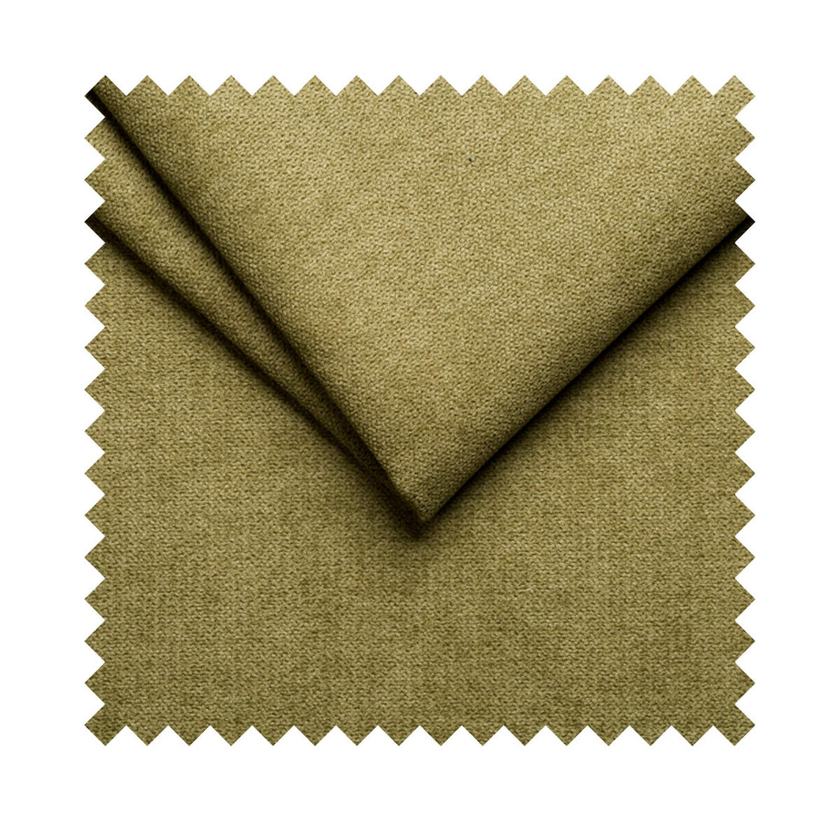 JUGENDBETT Calmmo Olivgrün mit Chenille-Bezug, Kopfteil rechts - Olivgrün, Textil (90/200cm) - Selsey