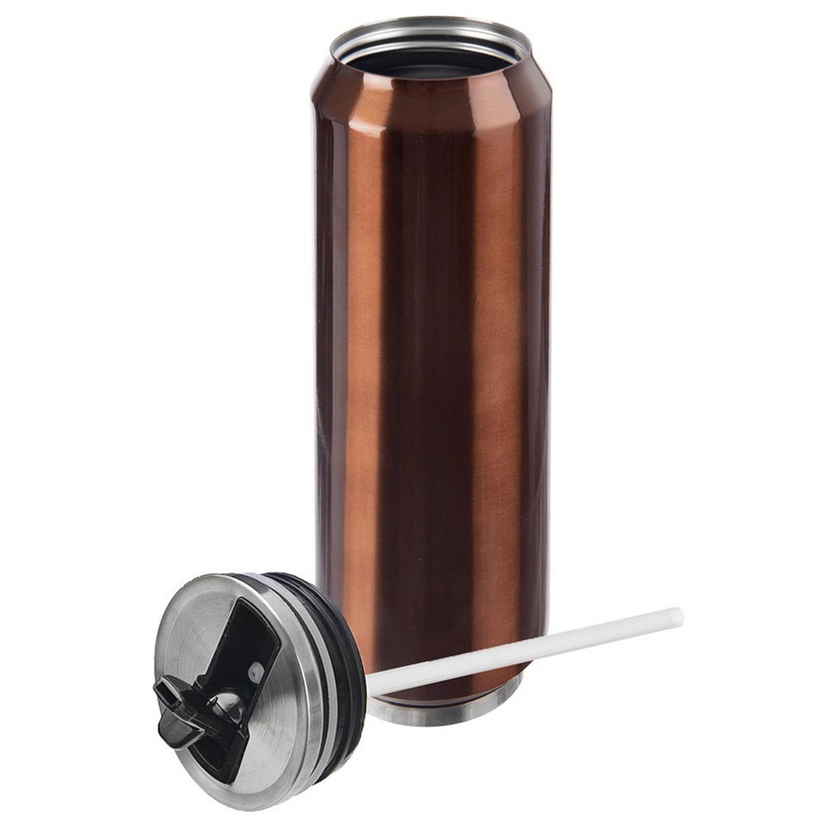 THERMOBECHER Dose Metallic 700 ml Kupfer - Kupferfarben, Metall (0.7L) - Orion 