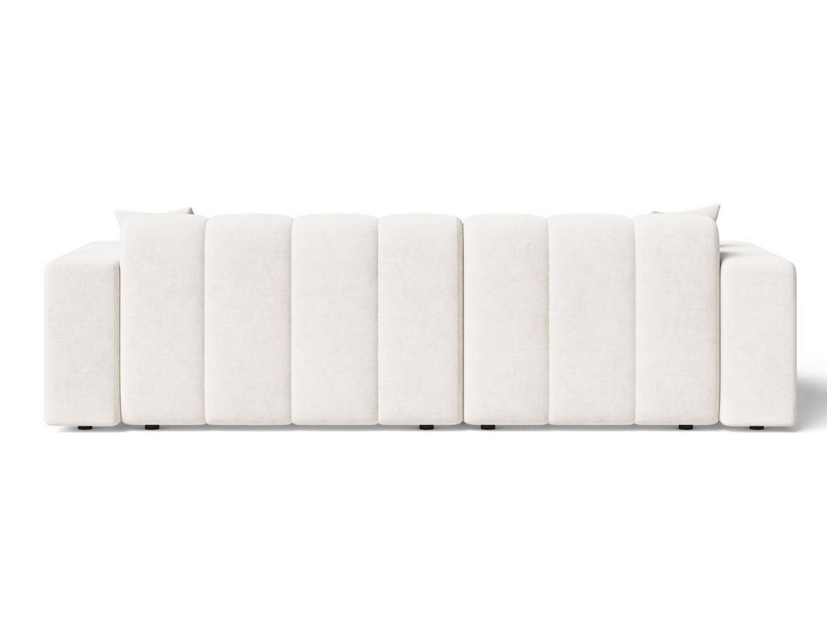 ECKSOFA Nork Creme Links - Creme, Holz/Textil (180/265cm) - Graingold