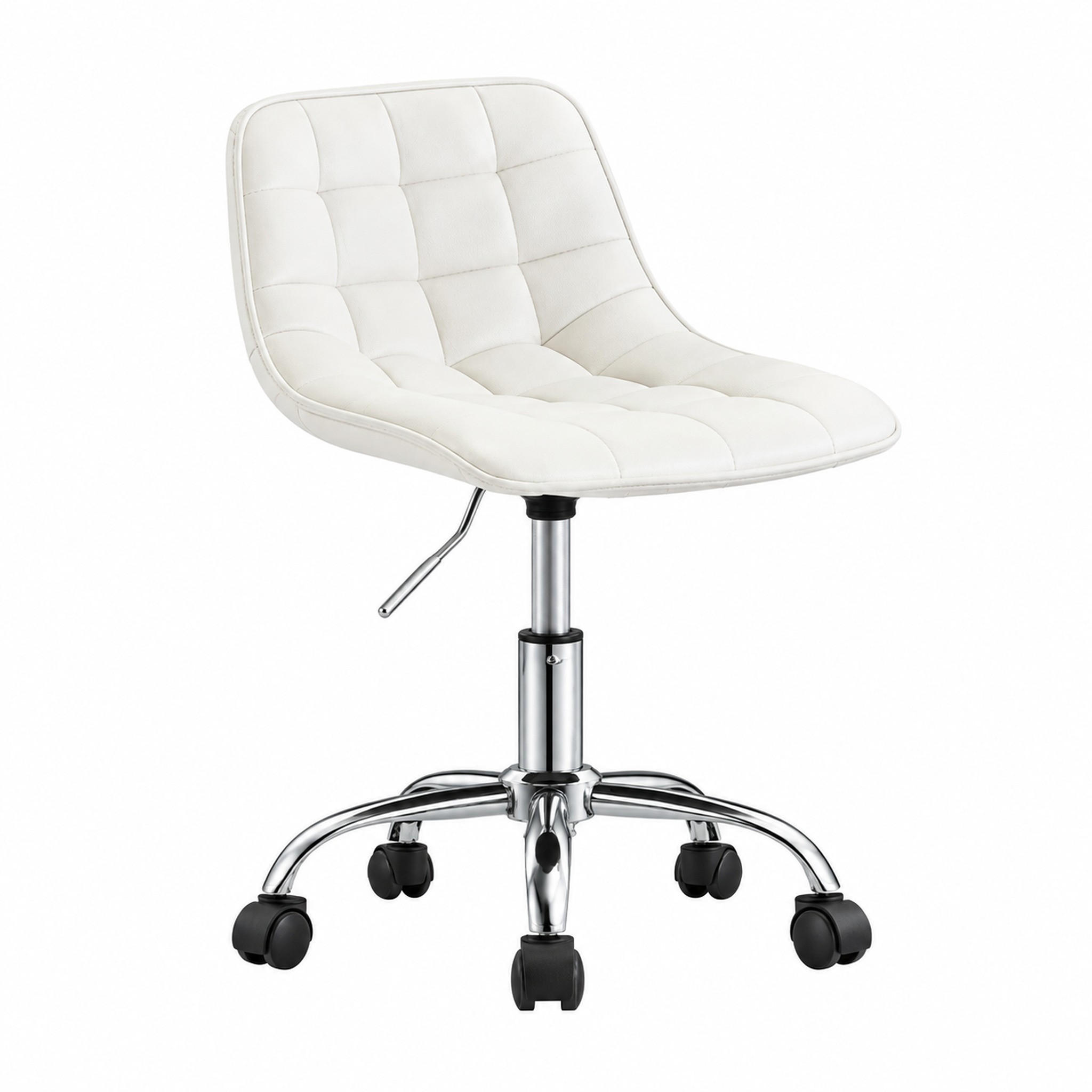 Meubliv Bürostuhl Weiß 43x67.5x43 cm