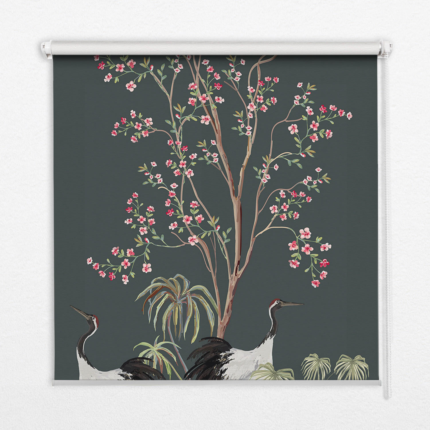 TULUP VNITŘNÍ roleta - okenní roleta - roleta - 140x140 cm - Ptáci u růžového keře