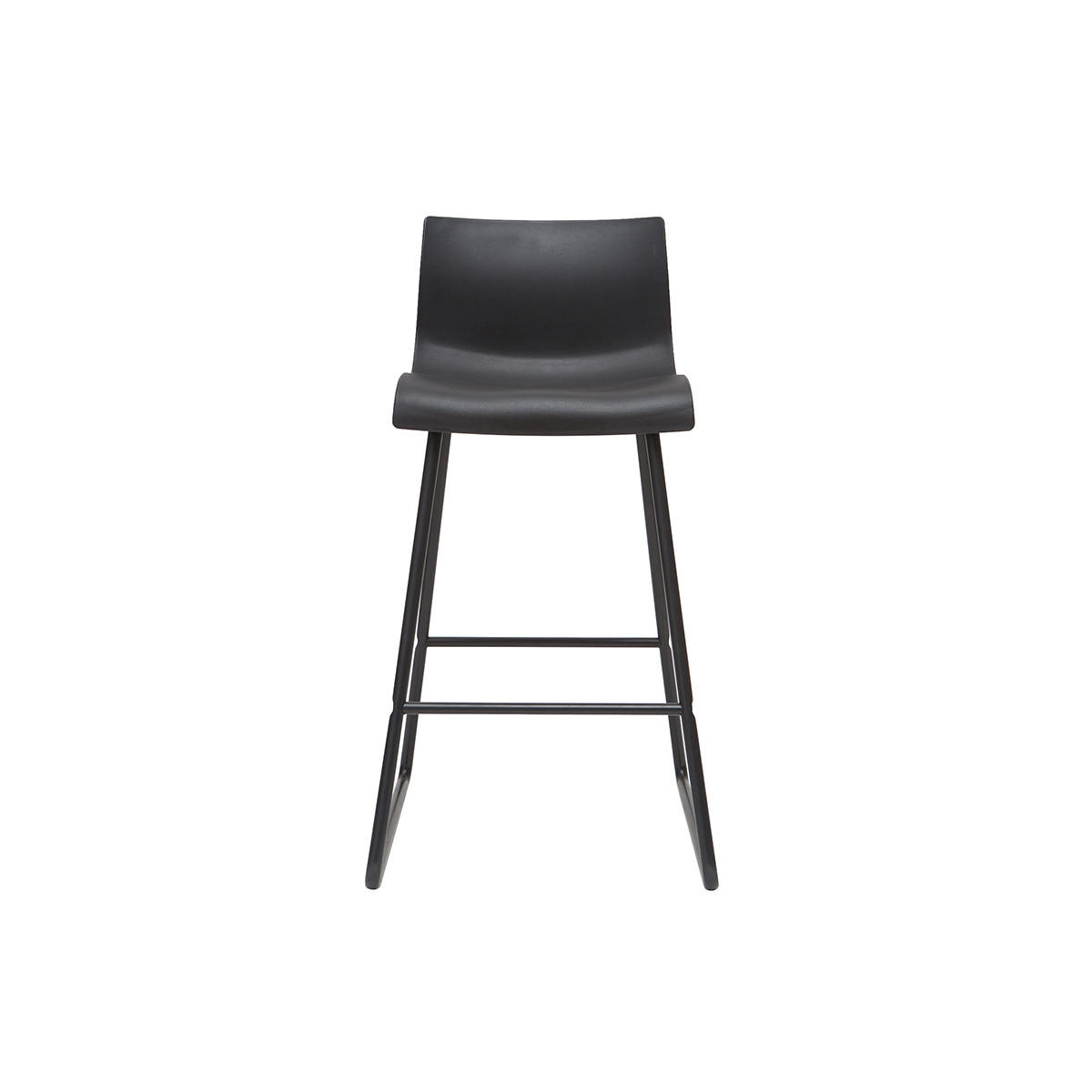 BARHOCKER Design Schwarz H65 ONA - Schwarz, Kunststoff (55/89/47cm) - Miliboo
