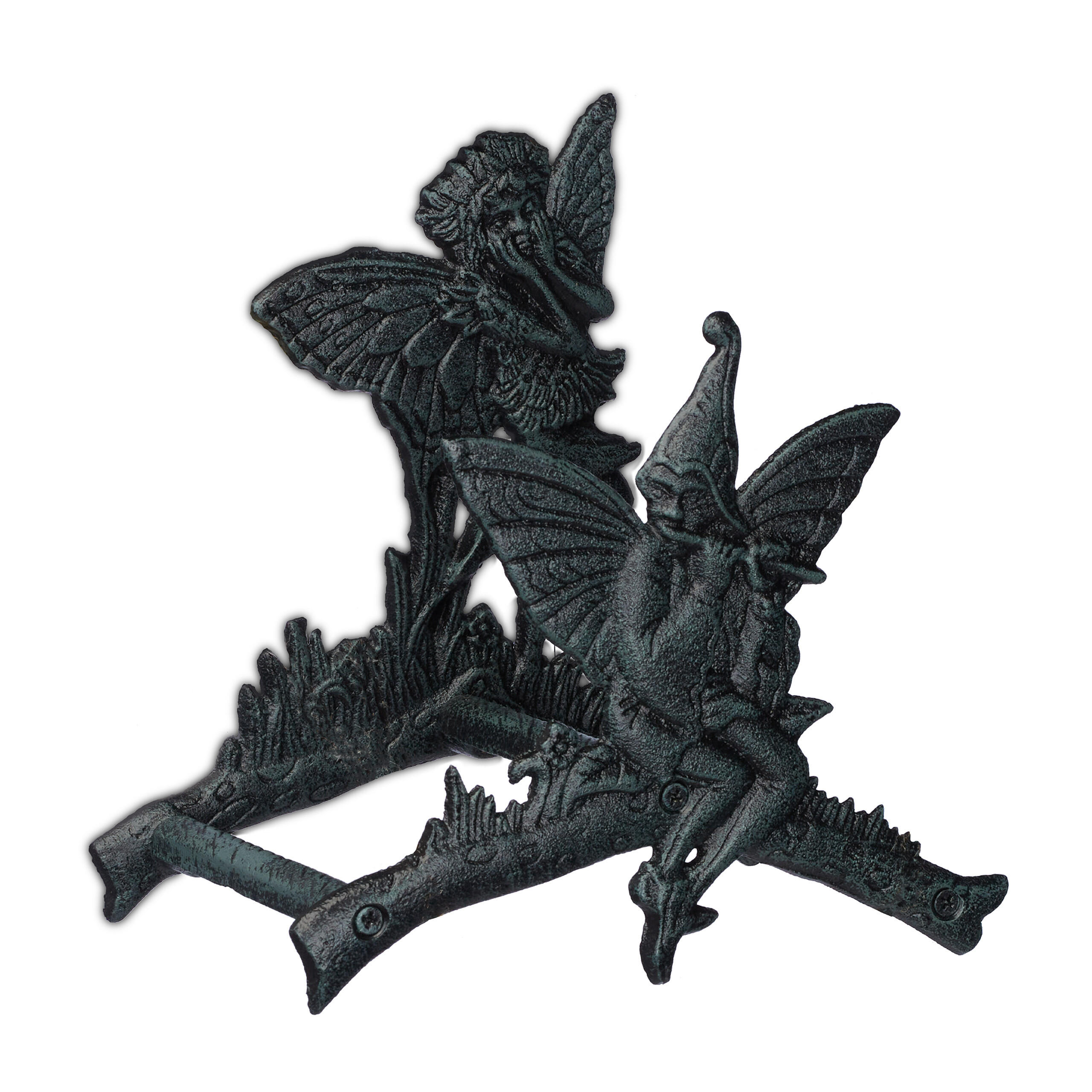 SCHLAUCHHALTER - Multicolor, Metall (24/24/15cm) - Relaxdays