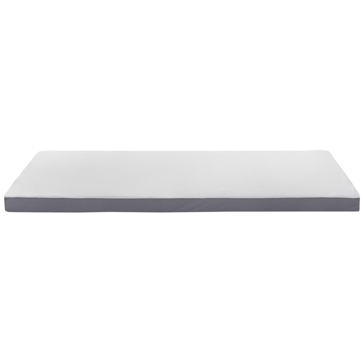PĚNOVÁ MATRACE středně tuhá 90/200/10 cm Piccolo - bílá, textil (90/200cm) - Beliani