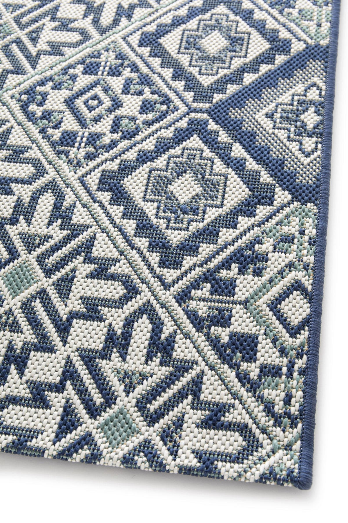 TEPPICH für Innen und Außen blau - Blau, Textil (120/170cm) - AFK Living