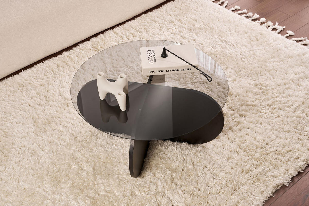 COUCHTISCH aeris Schwarz - Schwarz, Holz (75/75/35cm) - Habitat Garten