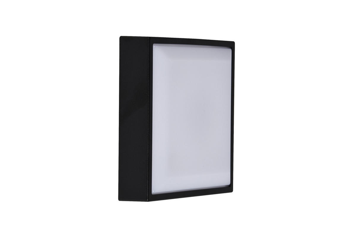 WANDLEUCHTE Oliver - Schwarz - 17.5/17.5/17.5 cm - Schwarz, Kunststoff (17.5/17.5/17.5cm) - Nordlux