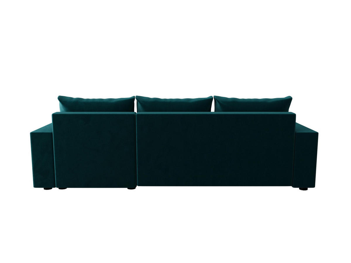 ECKSOFA HEWLET L BIS Itaka 39 Rechts mit Schlaffunktion - Türkis, Textil (240/140cm) - Bedante