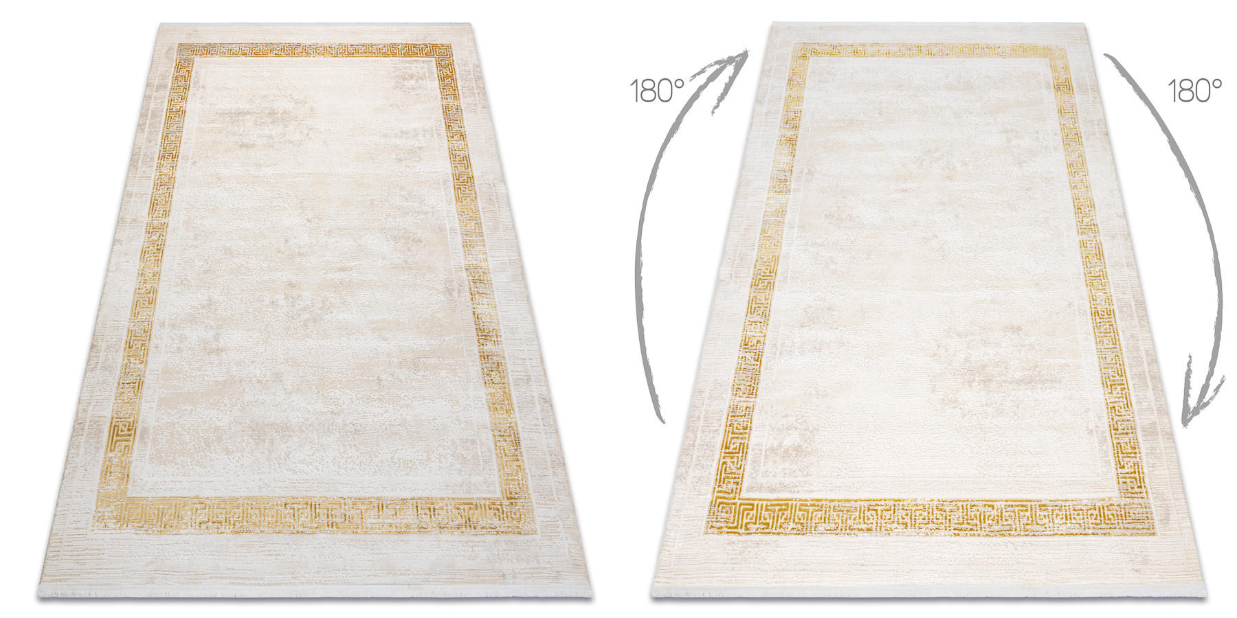 TEPPICH Duke 120/170 cm - Creme, Textil (120/170cm) - rugsX