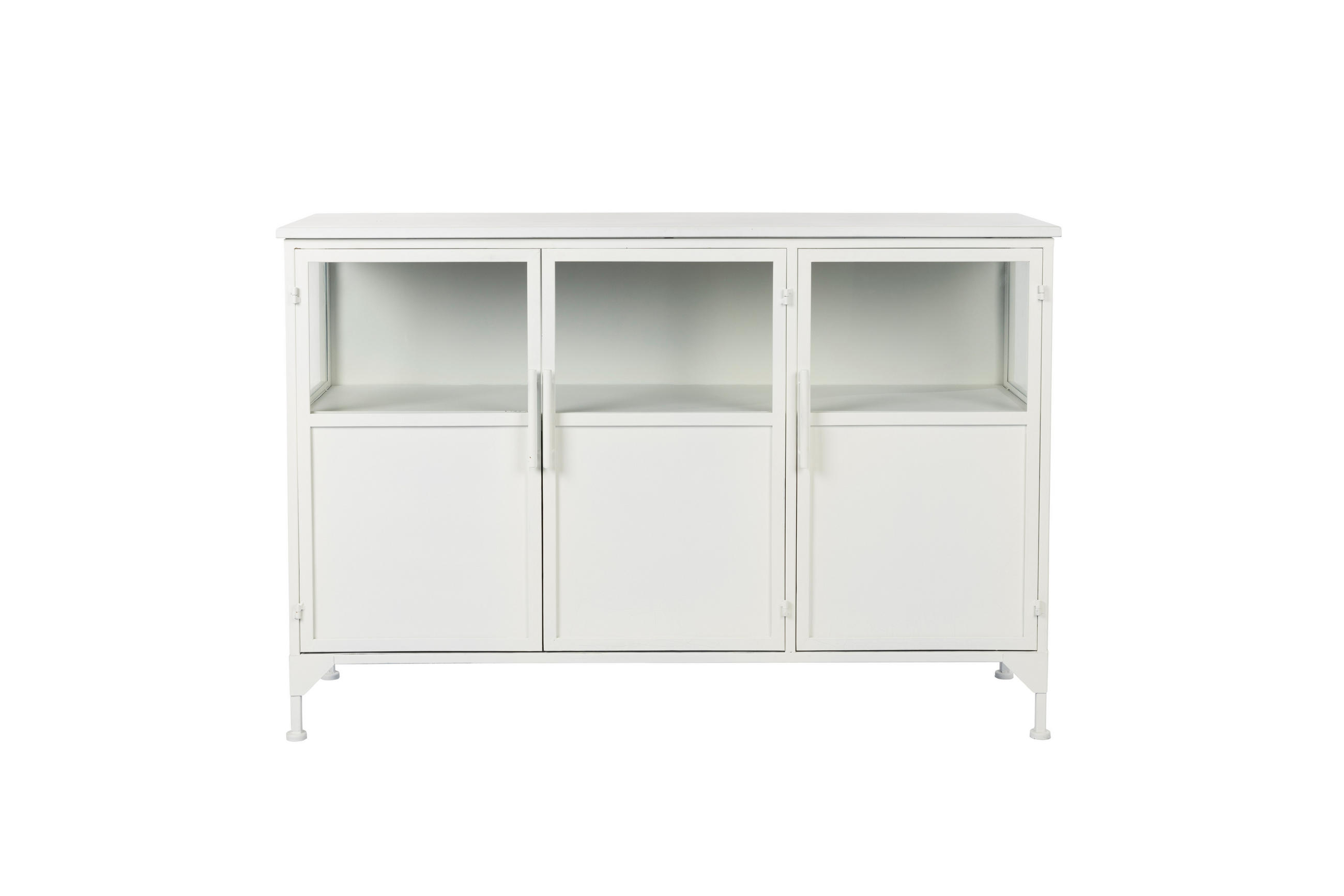 SIDEBOARD Miya - Weiß - 120/35/80 cm - Weiß, Metall (35/80/120cm)